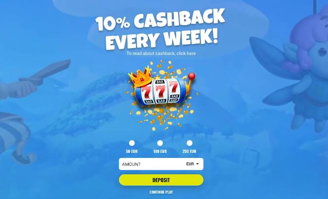 Lunasta 10% cashback-bonus joka viikko