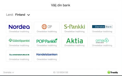Valitse suomalainen pankkisi tallettaaksesi rahaa Prank Casino